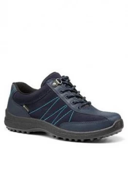 Image of Hotter Mist GTX Wide Fit Hiking Trainers - Navy, Size 4, Women