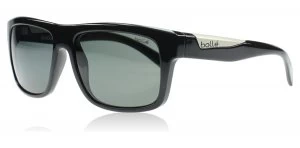 Image of Bolle Clint Sunglasses Shiny Black 11826 Polariserade 57mm