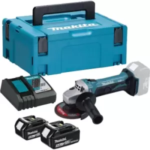 Image of DGA452RTJ 18v Angle grinder 4.1/2' (115mm) - Makita