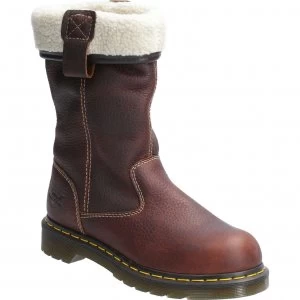 Image of Dr Martens Belsay Slip On Safety Boot Teak Size 3