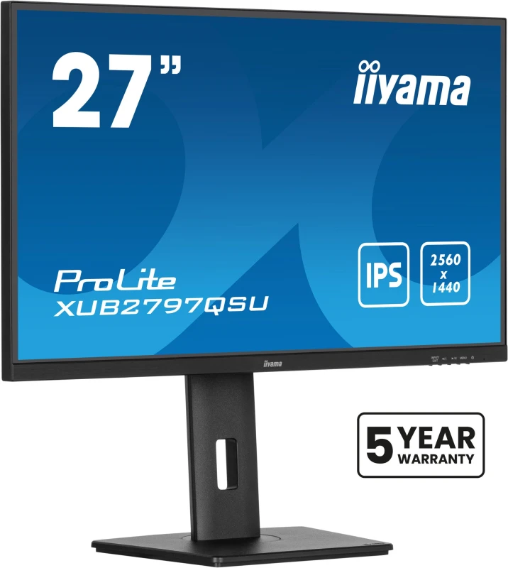 Image of iiyama iiyama ProLite XUB2797QSU-B2 computer monitor 68.6cm (27") 2560 x 1440 pixels Quad HD LED Black XUB2797QSU-B2