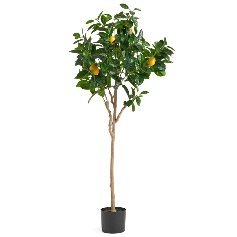 Image of Leaf 150cm Premium Artificial Lemon Tree Green