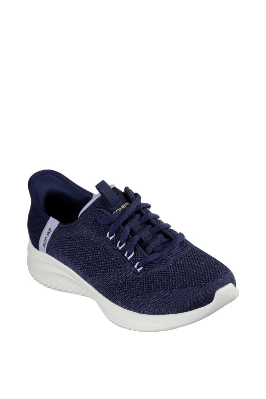 Image of Skechers 'Ultra Flex 3.0 Easy Step' Slip On Shoes Navy