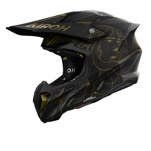 Image of Airoh Twist 3 Titan Matt Offroad Helmet Size M