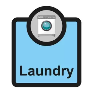 Image of Laundry Sign, Self Adhesive Foamex (266mm x 310mm)
