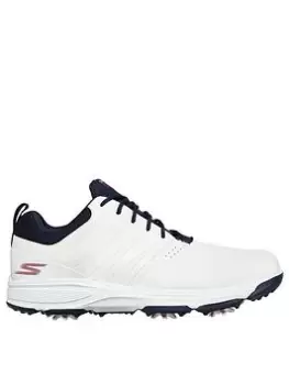 Image of Skechers Go Golf Torque Pro Sports Shoes, White/Navy, Size 8, Men