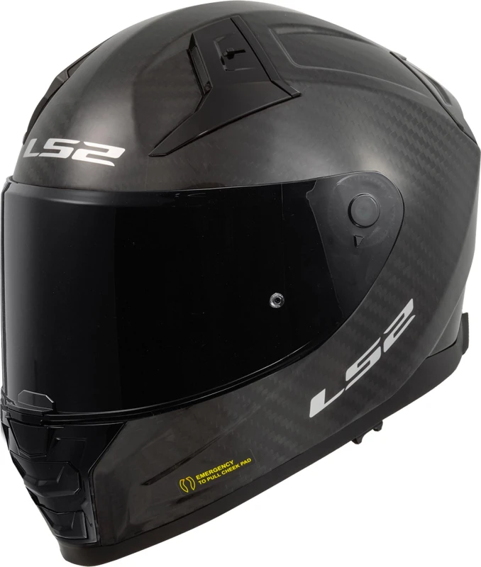 Image of LS2 FF811 Vector II Glossy Carbon Full Face Helmet Size XXS