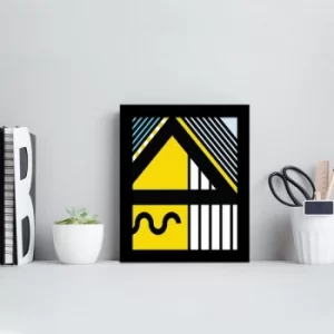 Image of SCT-040 Multicolor Decorative Framed MDF Painting