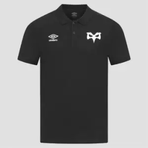 Image of Umbro Ospreys Polo Shirt Mens - Black