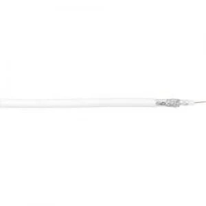 Image of Coax Outside diameter 4.50 mm 75 White Interkabel AC 78 Sold by the metre