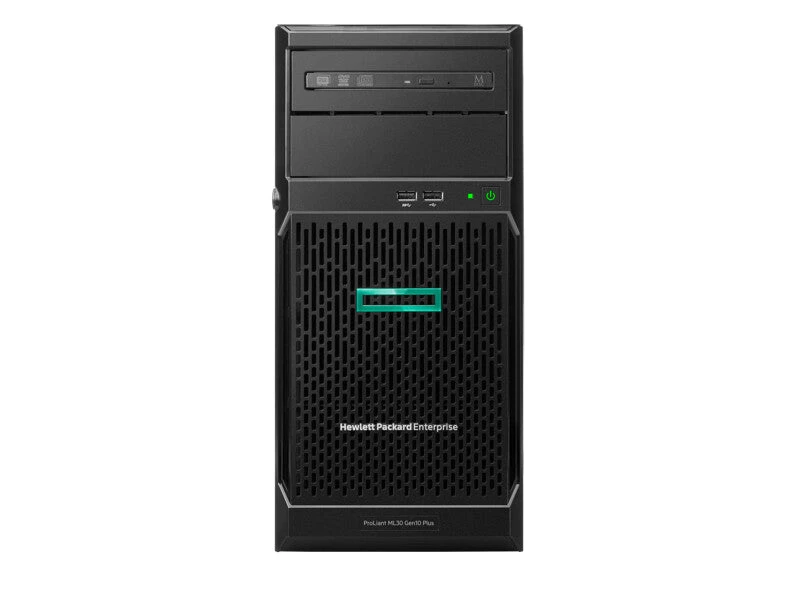 Image of HPE ProLiant ML30 Gen10 Plus Intel Xeon E-2314 Quad-Core 2.80GHz 8MB 16GB 1 x 16GB DDR4 3200AA-E UDIMM 8 x Hot Plug 2.5i P66396-421