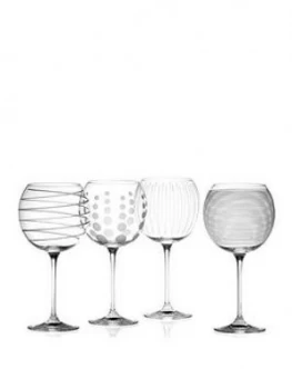 Image of Cheers Balloon Glasses ; Set Of 4