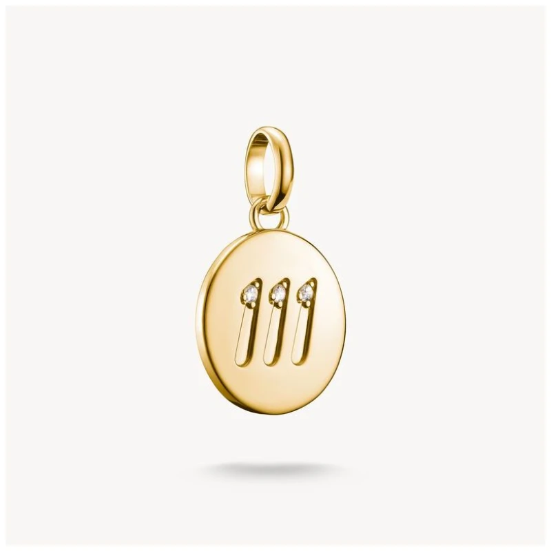 Image of Thomas Sabo CC1248-414-14 Charm pendant angel number 111 Jewellery