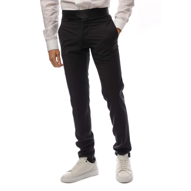Image of Emporio Armani Trousers Straight Trousers 40R Black 33551303390
