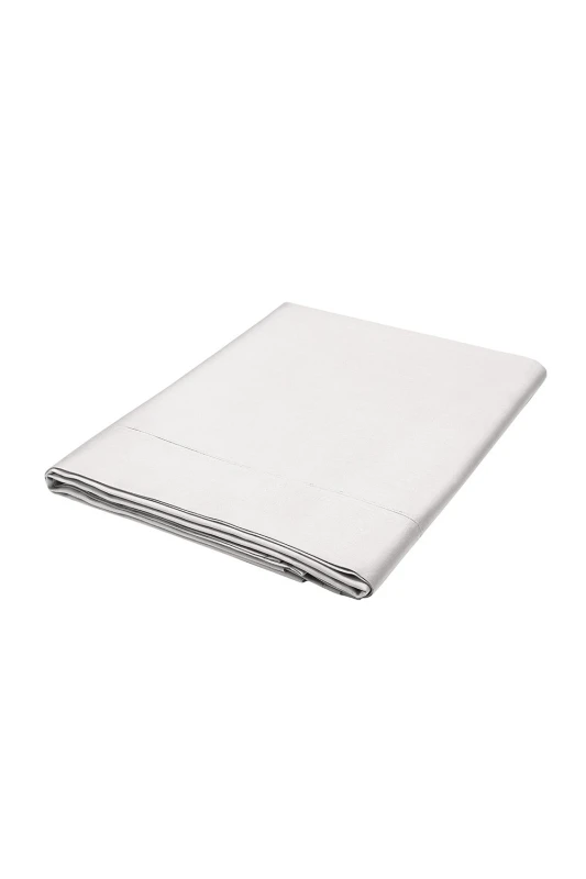 Image of 1951 'Luxury 1000 Thread Count' Egyptian Cotton Flat Sheet in Silver Size: King Flat Silver Unisex King Flat