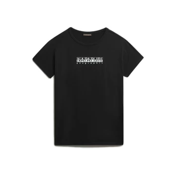 Image of Napapijri Boys Small Box T Shirt - Black