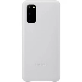 Image of Samsung Leather Cover Cover Samsung Galaxy S20 Grey