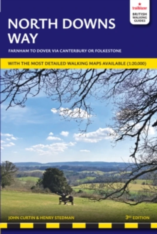Image of North Downs Way Trailblazer Walking Guide 3e : Practical guide with Large-Scale Walking Maps & Guides to Towns & Villages - Planning, Places To Stay,