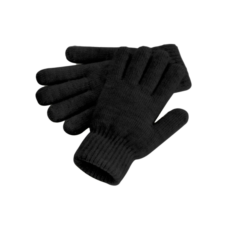 Image of Beechfield Beechfield Men Cosy Ribbed Cuff Gloves in Black One Size Male 5063377066944