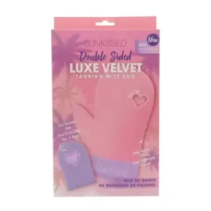Image of Sunkissed Double Sided Luxe Velvet Tanning Mitt Duo