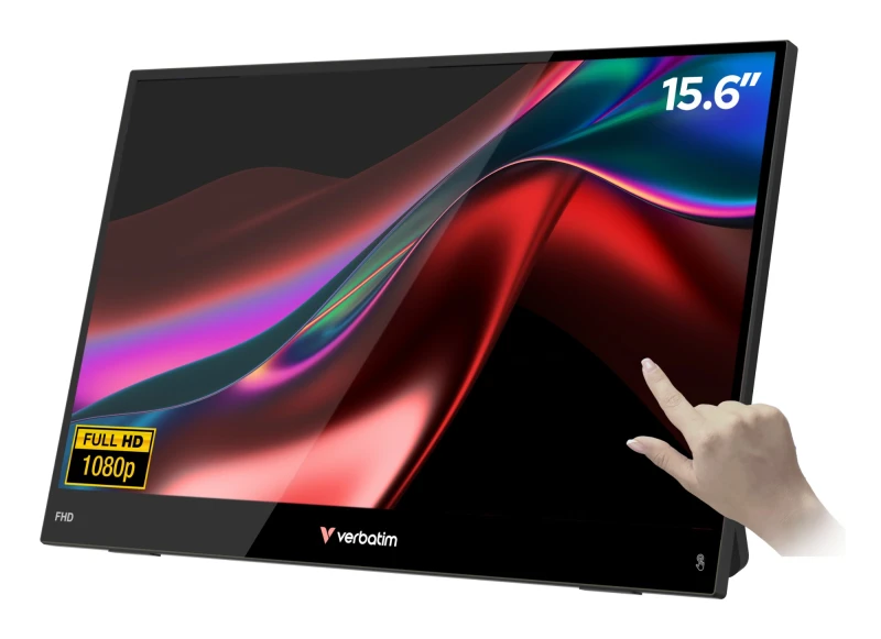 Image of Verbatim Portable 15.6" FHD Touch Monitor LIGHT