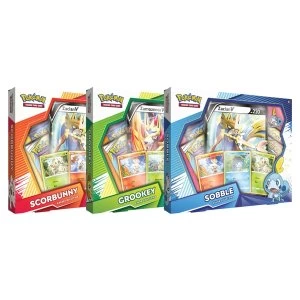 Image of Pokemon TCG: Galar Collection - 1 At Random - Grookey, Scorbunny or Sobble