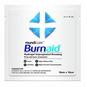 Image of BurnAid Hydrogel Impregnated Dressing 10cm x 10cm