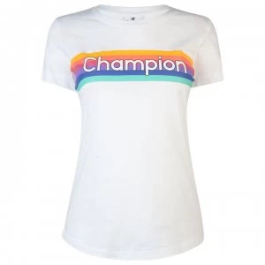 Image of Champion Chest Tee - White