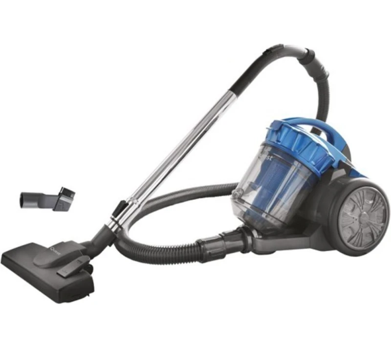 Image of QUEST 44909 Cylinder Bagless Vacuum Cleaner - Blue & Grey, Silver/Grey,Blue 5025301449094