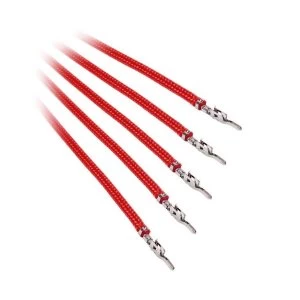 Image of BitFenix Alchemy 2.0 PSU Cable 5x 40cm - Red