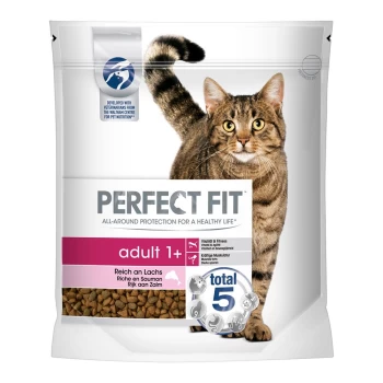 Image of Perfect Fit Adult 1+ Salmon Cat Food 2 x 2.8kg