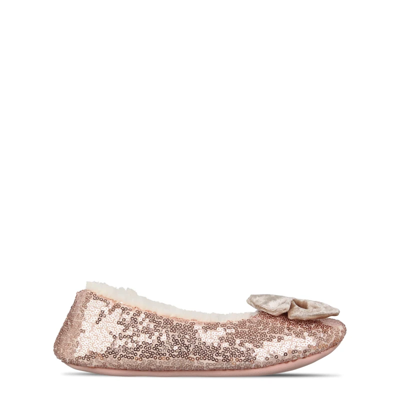 Image of Linea Linea Sequin Ballerina Slipper - Metallics 3 Female