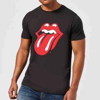 Image of Rolling Stones Classic Tongue Mens T-Shirt - Black - 5XL