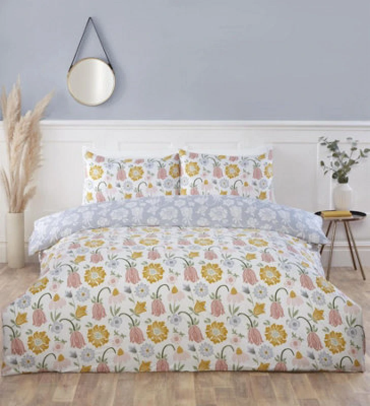 Image of Rapport Victorian Bloom Multi Duvet Cover Set Double Bedding Set