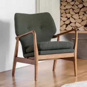 Image of Gallery Direct Marseille Armchair Green 730X740X850Mm