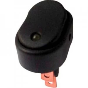 Image of SCI Car toggle switch R13 133L SQ YELLOW 12 Vdc 30 A 1 x OffOn latch
