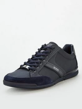 Image of Hugo Boss Athleisure Saturn Trainers Dark Blue Size 11 Men