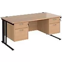 Image of Dams International Desk MCM16P22KB 1,600 x 800 x 725 mm