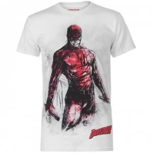 Image of Character Marvel T Shirt Mens - Daredevil
