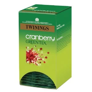 Image of Twinings Cranberry Green Tea Bags Pack of 20 F08046