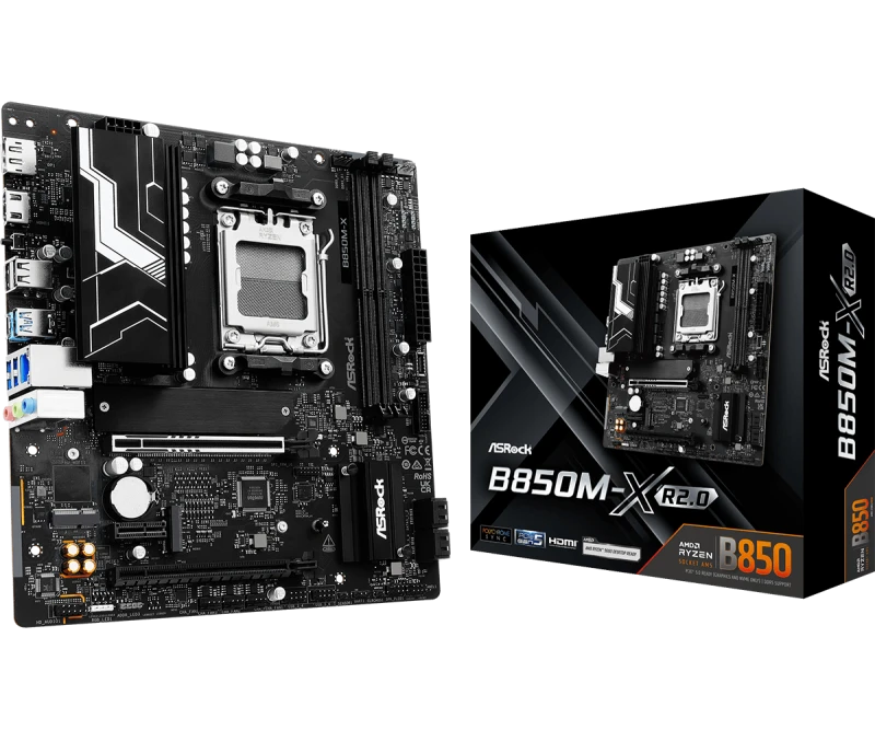 Image of ASRock B850M-X R2.0 AMD Ryzen AM5 DDR5 mATX Motherboard