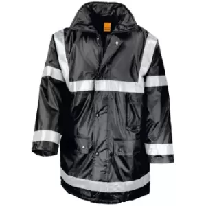 Image of Result Mens Work-Guard Workwear Management Coat (3XL) (Black) - Black