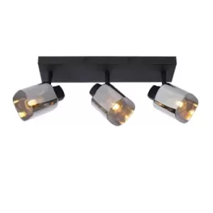 Image of Alion Classic Ceiling Spotlight Bar - 3xE14 - Black