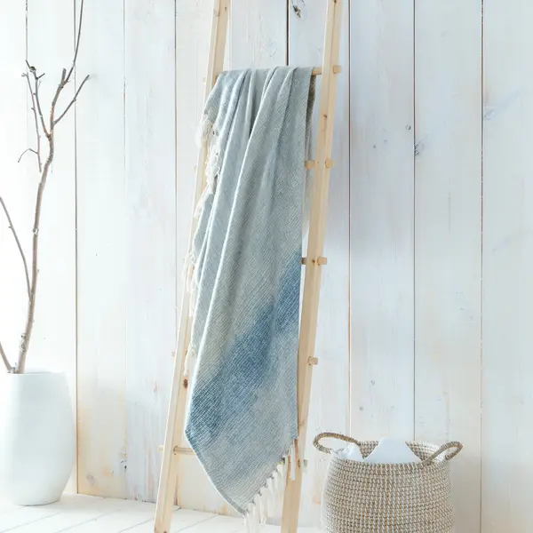 Image of Drift Home Bretton Throw 130 x 180cm Green