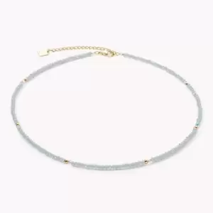 Image of Coeur De Lion Elegance Necklace Gold Ice Blue