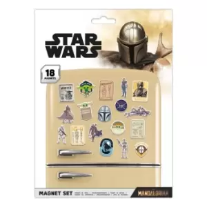 Image of Star Wars: The Mandalorian Fridge Magnets Bounty Hunter
