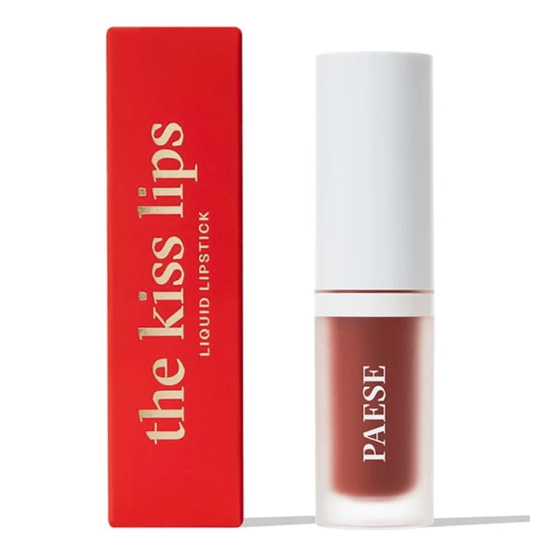 Image of Paese The Kiss Lips Liquid Lipstick Rusty Red