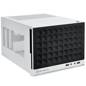 Image of Silverstone Sugo SG13WB Mini-ITX Chassis - Black/White (SST-SG13WB)