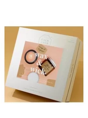 Image of Calm Club Wax & Wick Make Your Own Scented Candle 250g