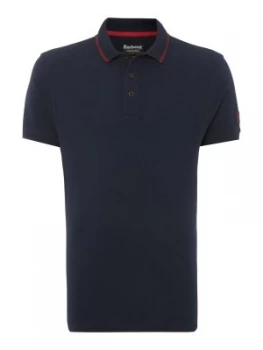 Image of Mens Barbour International Polo Shirt Blue